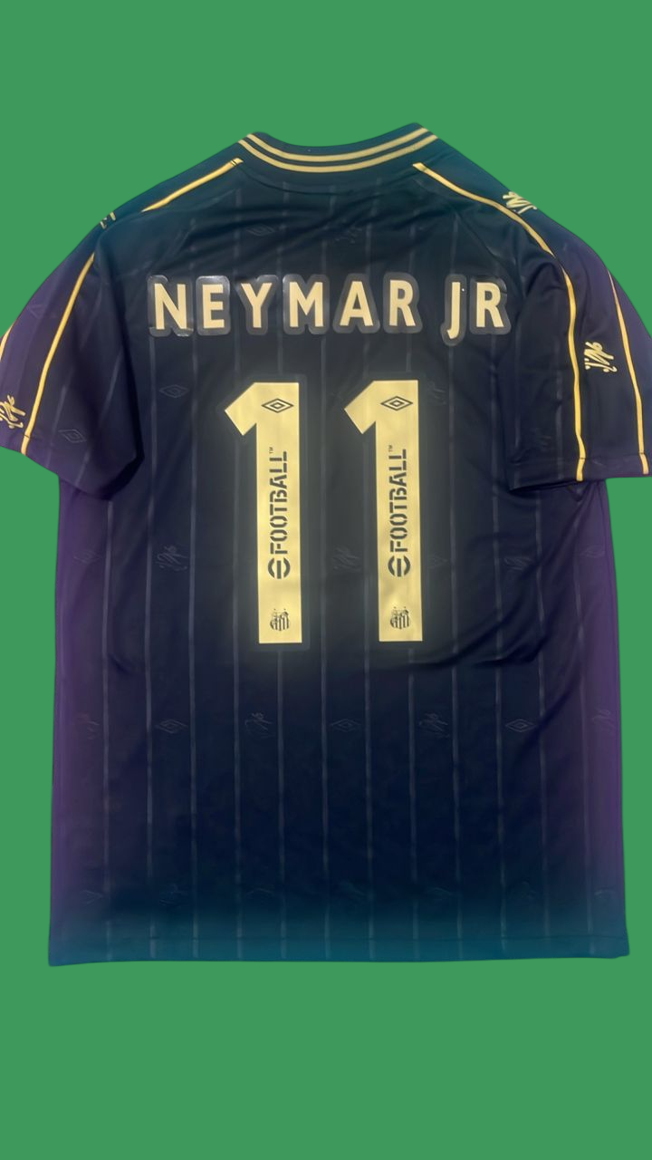 Santos FC Charlie Brown Black Vintage Special Edition Football Jersey