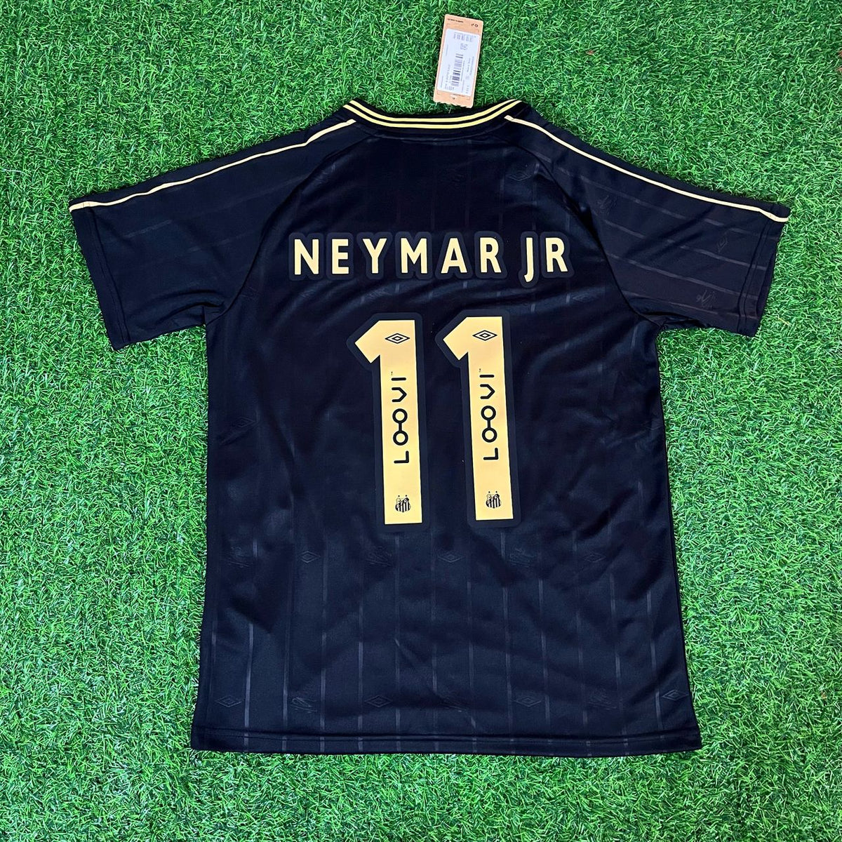 Santos FC Charlie Brown Black Vintage Special Edition Football Jersey