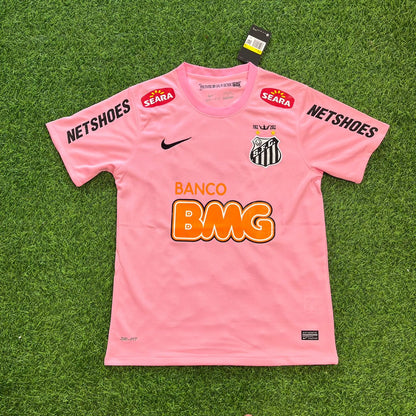Neymar Jr Santos FC Kids Pink Retro Football Jersey