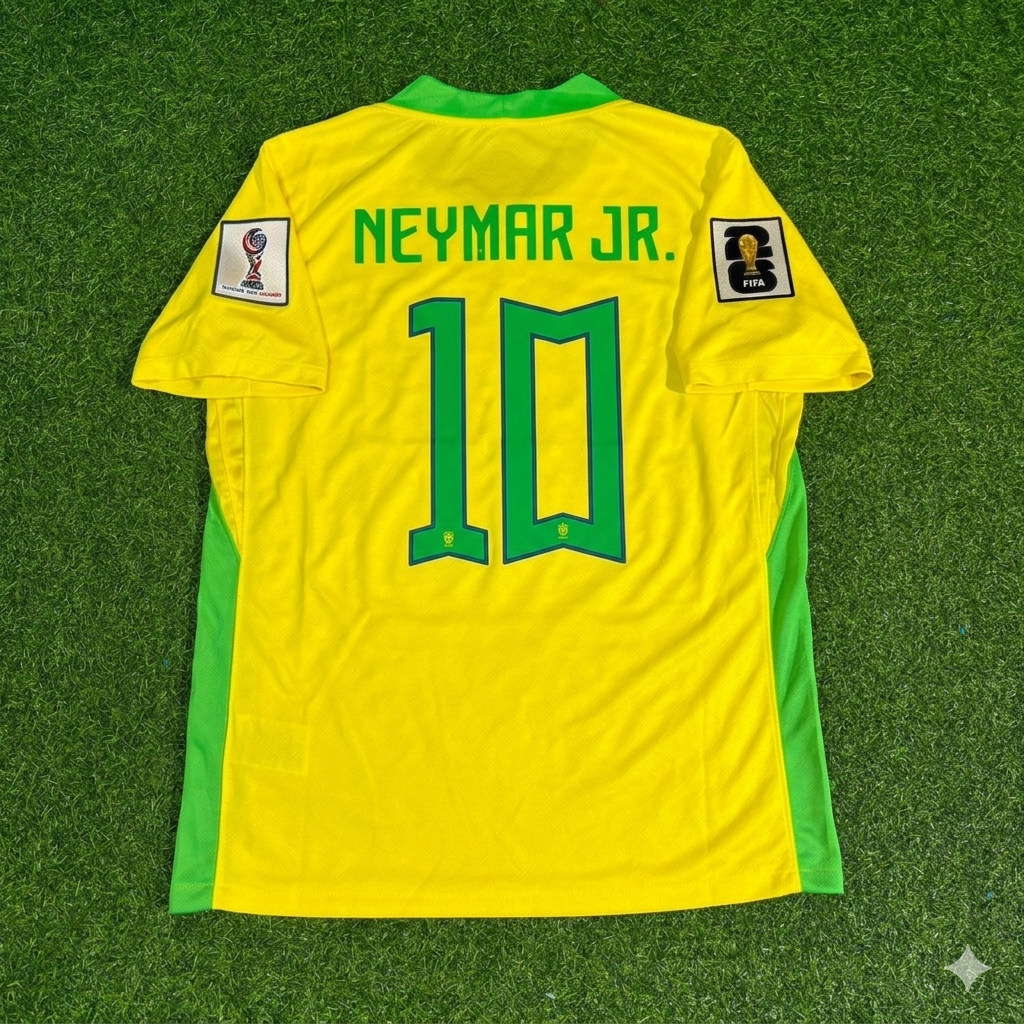Neymar Jr. 10 Brasilien Fußballtrikot für die neue Saison und die Weltmeisterschaft 2026