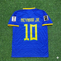 Maillot de foot Neymar Jr 10 Brésil Coupe du Monde 2026 Bleu Nouvelle Saison