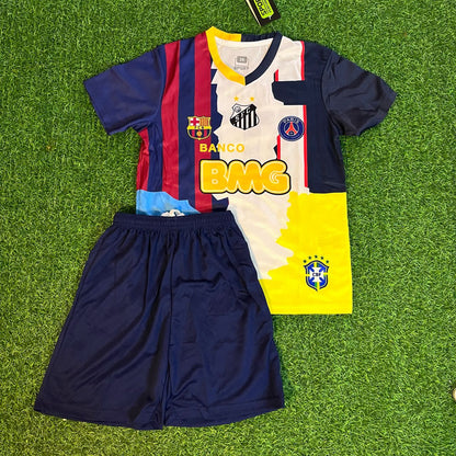 Neymar JR 11 Combo All Teams Special Kids Jersey KinderTrikot Maillot Enfant Soccer Shirt