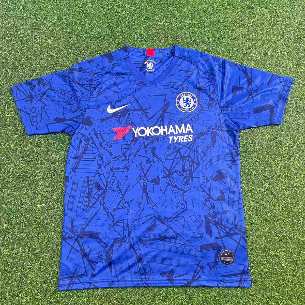 N'golo Kanté n° 7 Chelsea 2019 2020 Maillot de football rétro bleu Trikot Maglia Maillot