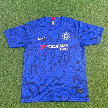 N'golo Kanté n° 7 Chelsea 2019 2020 Maillot de football rétro bleu Trikot Maglia Maillot
