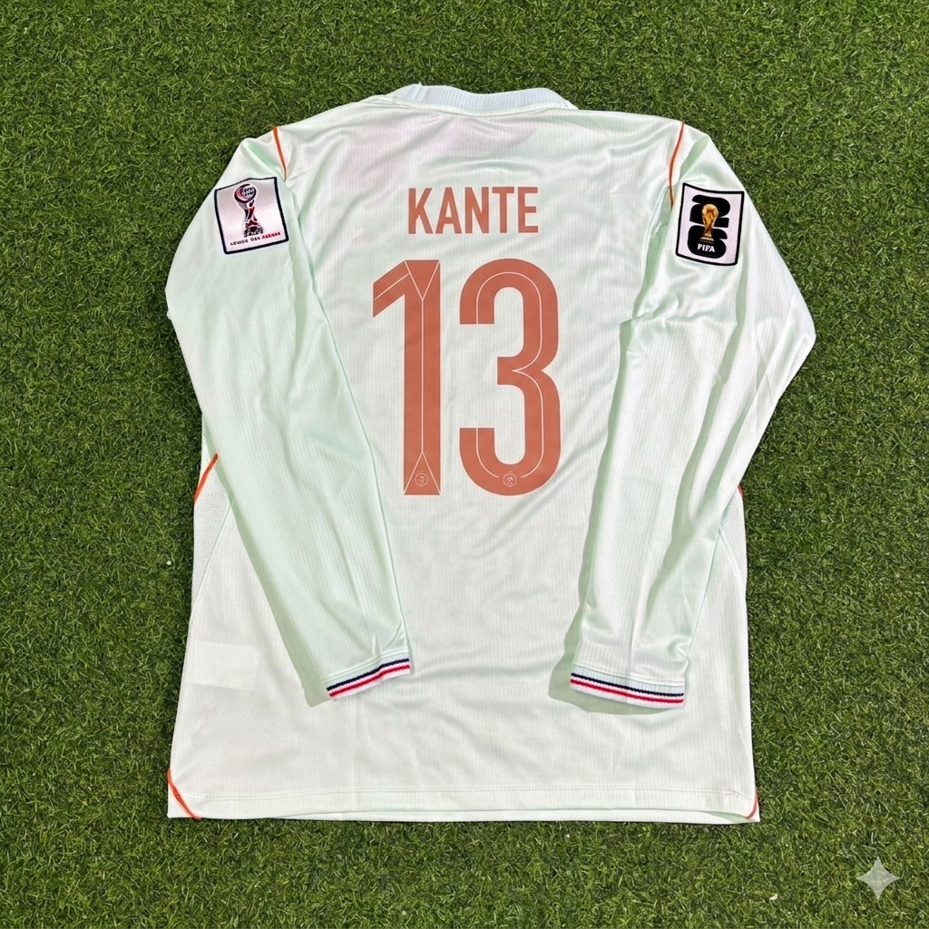 Maillot manches longues extérieur N'Golo Kanté #13 France Coupe du Monde 2026