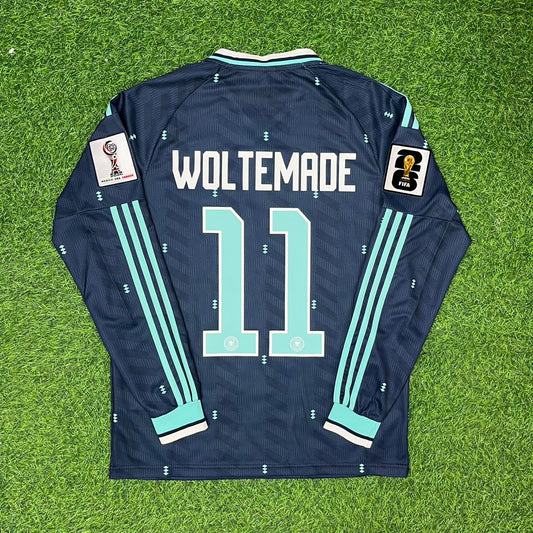 Nick Woltemade Germany 2026 World Cup Away Long Sleeve Football Jersey