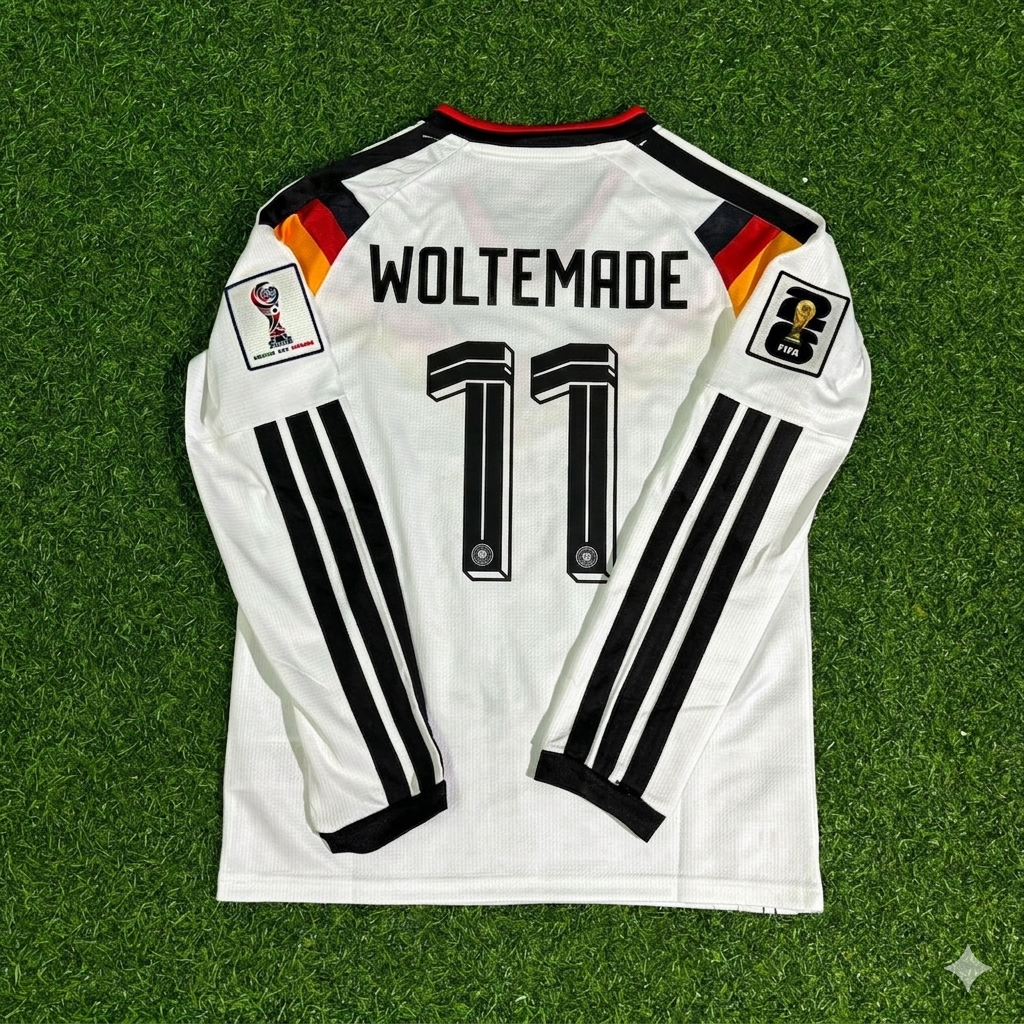 Nick Woltemade #11 Germany 2026 World Cup  Long Sleeve Home Football Jersey Kit