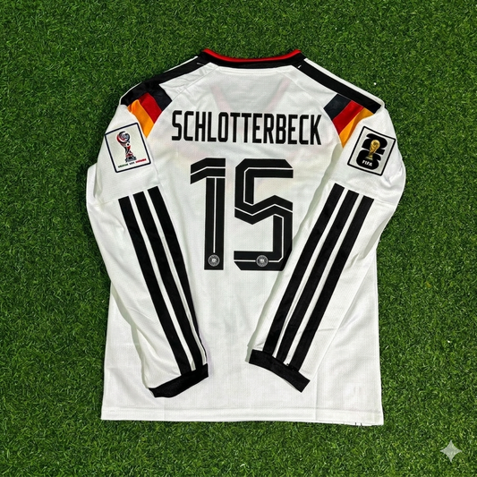 Nico Schlotterbeck #15 Deutschland 2026 WM Langarm Heimtrikot