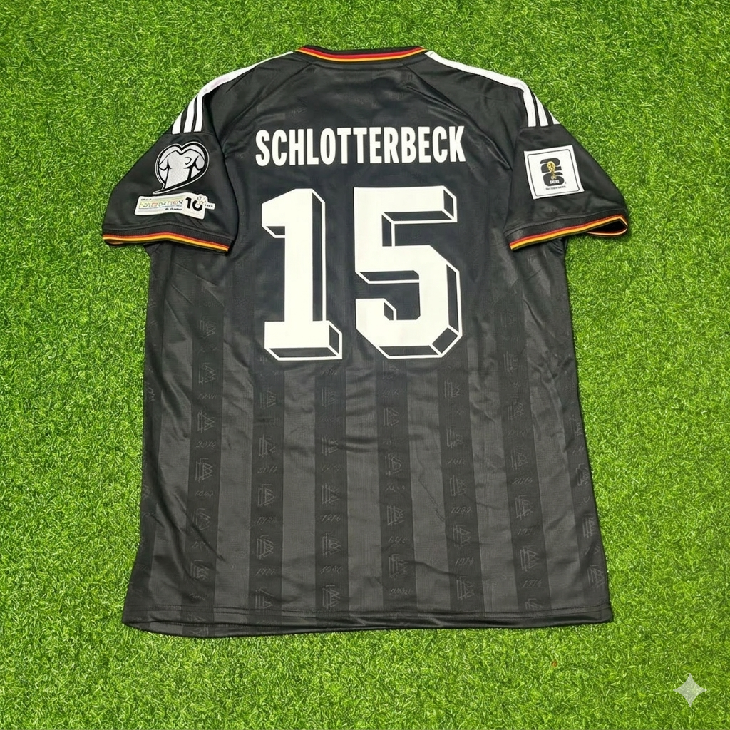 Nico Schlotterbeck 15# Germany 2026 World Cup Black Style Football Jersey Trikot