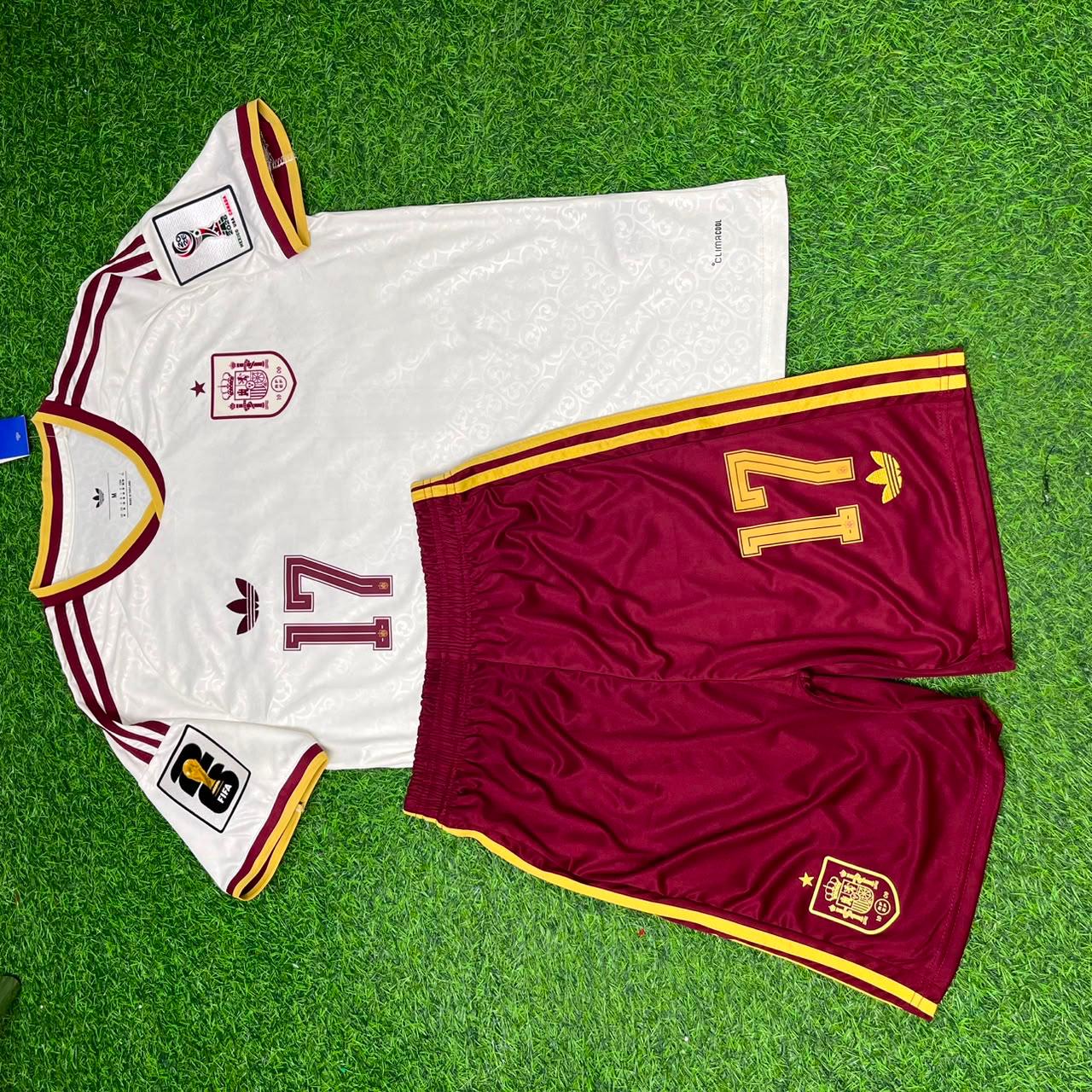 Nico Williams Spain 2026 World Cup Kids Away Football Jersey