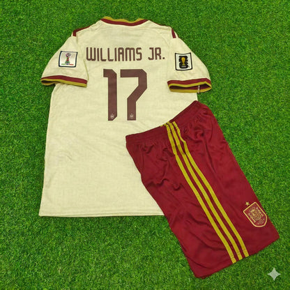 Nico Williams 17- Spanien WM 2026 Auswärts Kinder Fußballtrikot