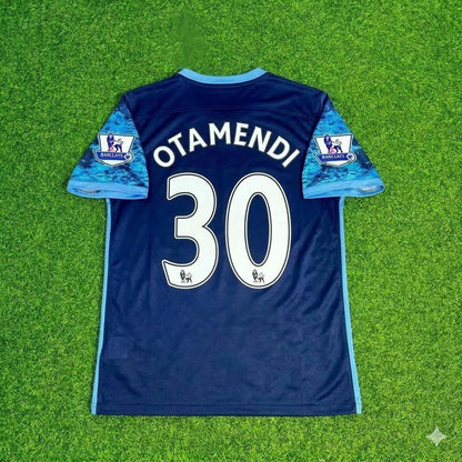 Nicolás Otamendi 30- Manchester City Saison 2016 2017 Retro Trikot