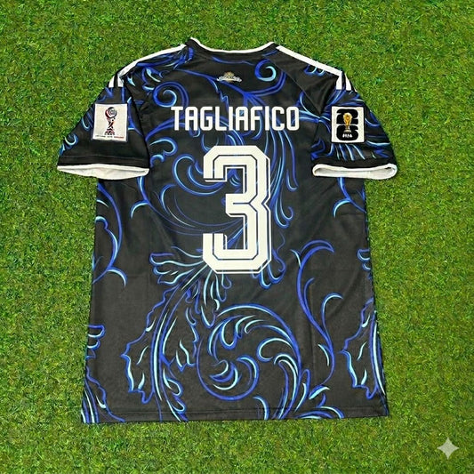 Nicolás Tagliafico #3 Argentina 2026 World Cup New Season Football Jersey Kit