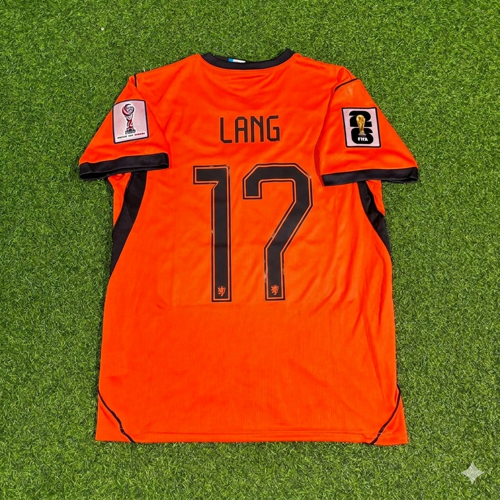 Noa Lang #17 Netherlands 2026 World Cup New Season Football Jersey