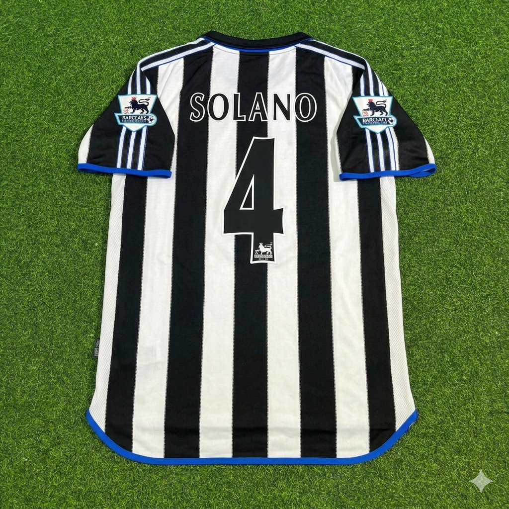 Newcastle United Retro Jersey – Nolberto Solano 4