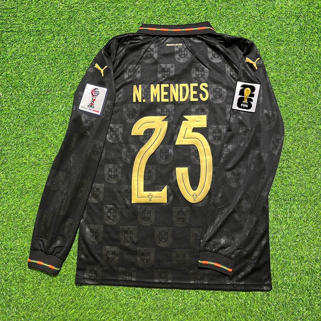 Nuno Mendes Portugal WM 2026 Heim Langarm Trikot