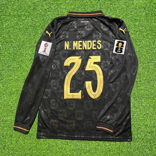 Nuno Mendes Portugal WM 2026 Heim Langarm Trikot