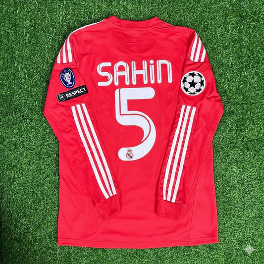 Nuri Sahin 5- Real Madrid 2011-2012 Rotes Langarm Trikot Fußballshirt