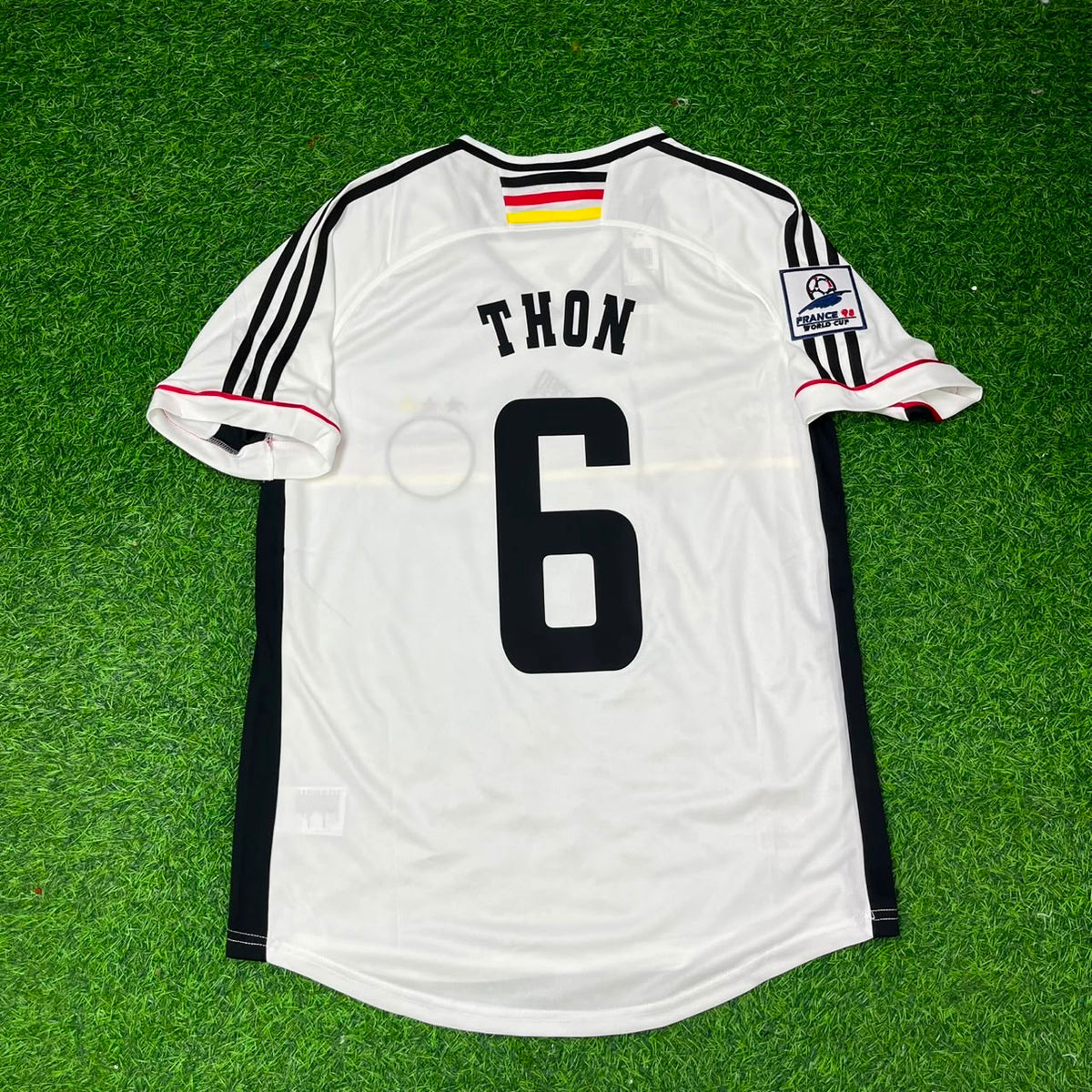 Deutschland 1998 WM Retro-Fußballtrikot – Olaf Thon