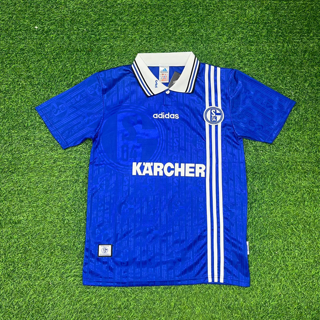 Ze Roberto Schalke 04 Heim Retro Fußballtrikot