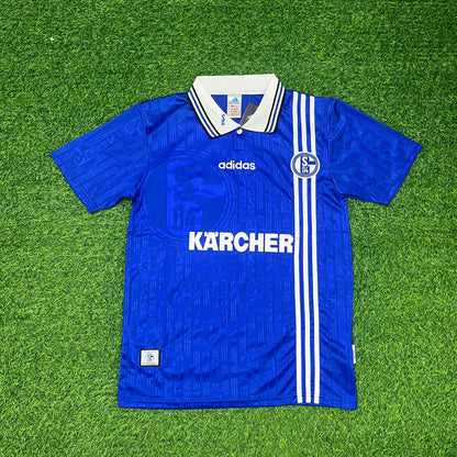 Youri Mulder Schalke 04 1996-1997 Heim Retro Fußballtrikot