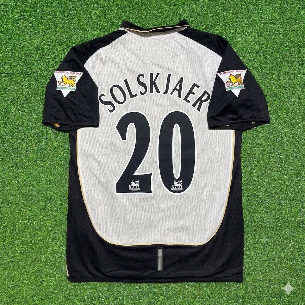 Maillot Rétro Réversible Manchester United 2001-2002 Ole Gunnar Solskjær n°20