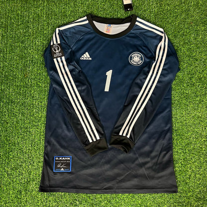 Oliver Kahn – Germany Deutschland 2002 World Cup Goalkeeper Retro Kit Jersey – | Trikot | Maillot Soccer Shirt