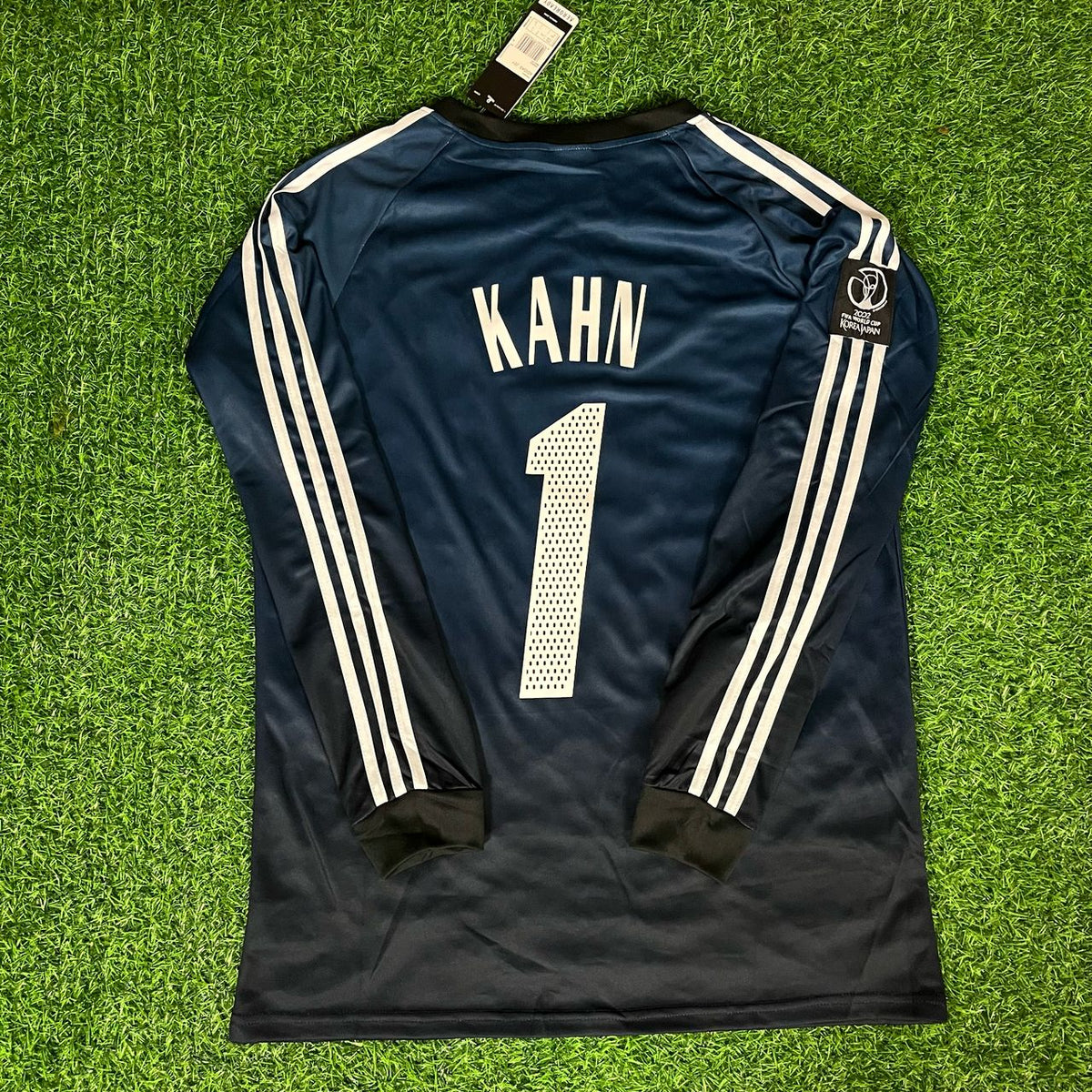 Oliver Kahn – Germany Deutschland 2002 World Cup Goalkeeper Retro Kit Jersey – | Trikot | Maillot Fußballtrikot