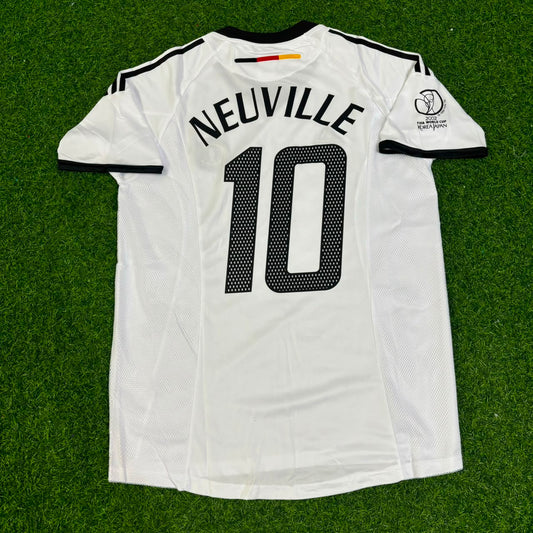 Germany 2002 World Cup Japan Korea White Retro Jersey – Oliver Neuville