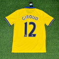 Olivier Giroud Arsenal 2013-2014 Gelbes Retro Fußballtrikot