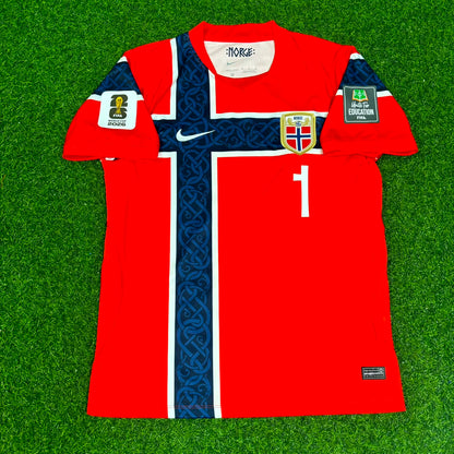 Ørjan Nyland Norway Goalkeeper 2026 World Cup Home Football Jersey