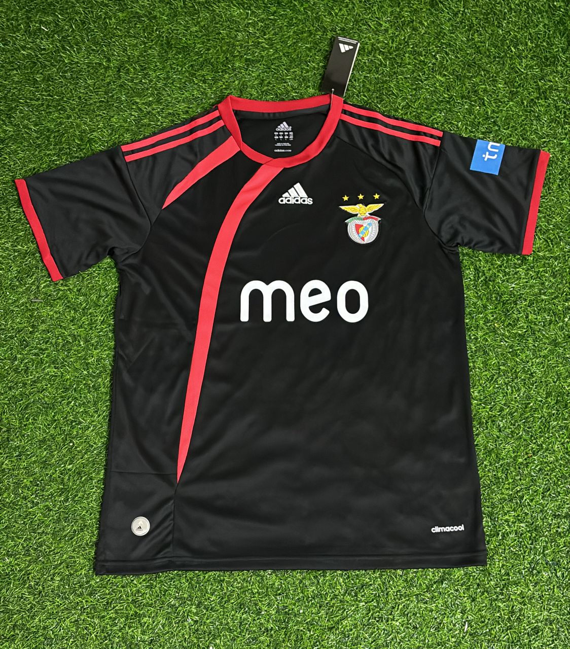 Oscar Cardozo #7 – Benfica 2009/2010 Auswärts Schwarz Retro Trikot Fußballtrikot