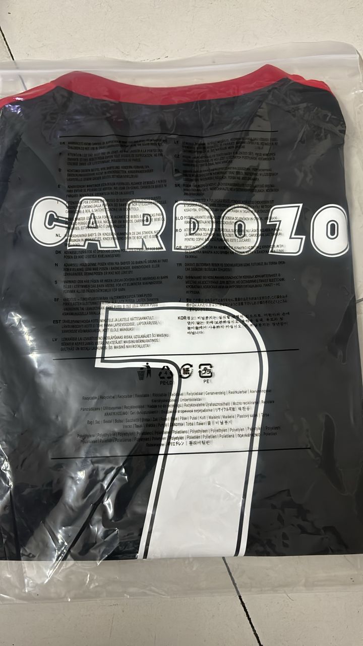Oscar Cardozo #7 – Benfica 2009/2010 Auswärts Schwarz Retro Trikot Fußballtrikot