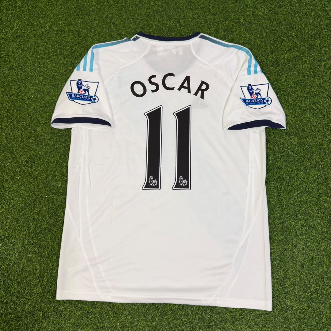 Chelsea 2012/13 White Retro Football Jersey – Oscar