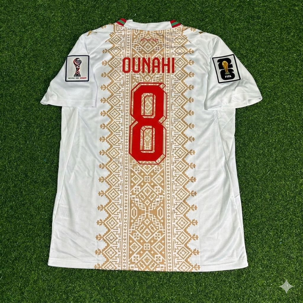 Azzedine Ounahi Morocco 2026 World Cup Away Football Jersey