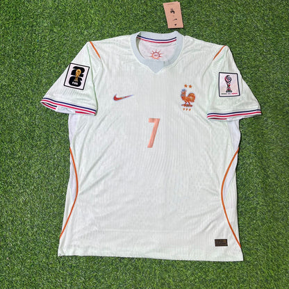 Ousmane Dembele France 2026 World Cup Away Football Jersey
