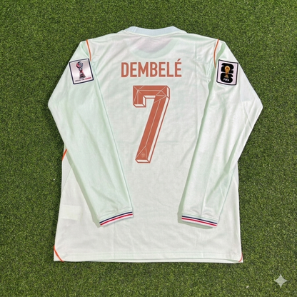Maillot Domicile Manches Longues Ousmane Dembélé #7 France Coupe du Monde 2026