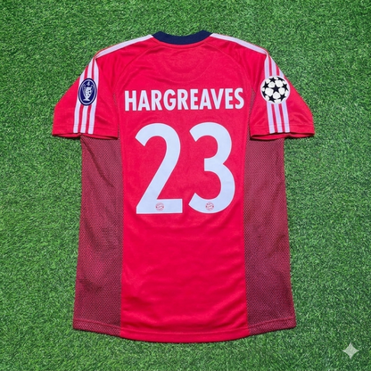 Bayern Munich 2002/03 Home Red Retro Jersey – Owen Hargreaves