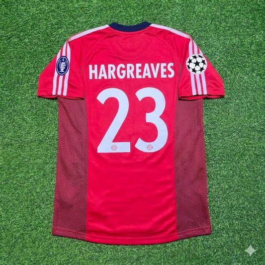 Bayern Munich 2002/03 Home Red Retro Jersey – Owen Hargreaves