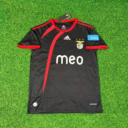 Pablo Aimar 10 – Benfica 2009/2010 Away Black Retro Kit Jersey Trikot Maillot Soccer Shirt