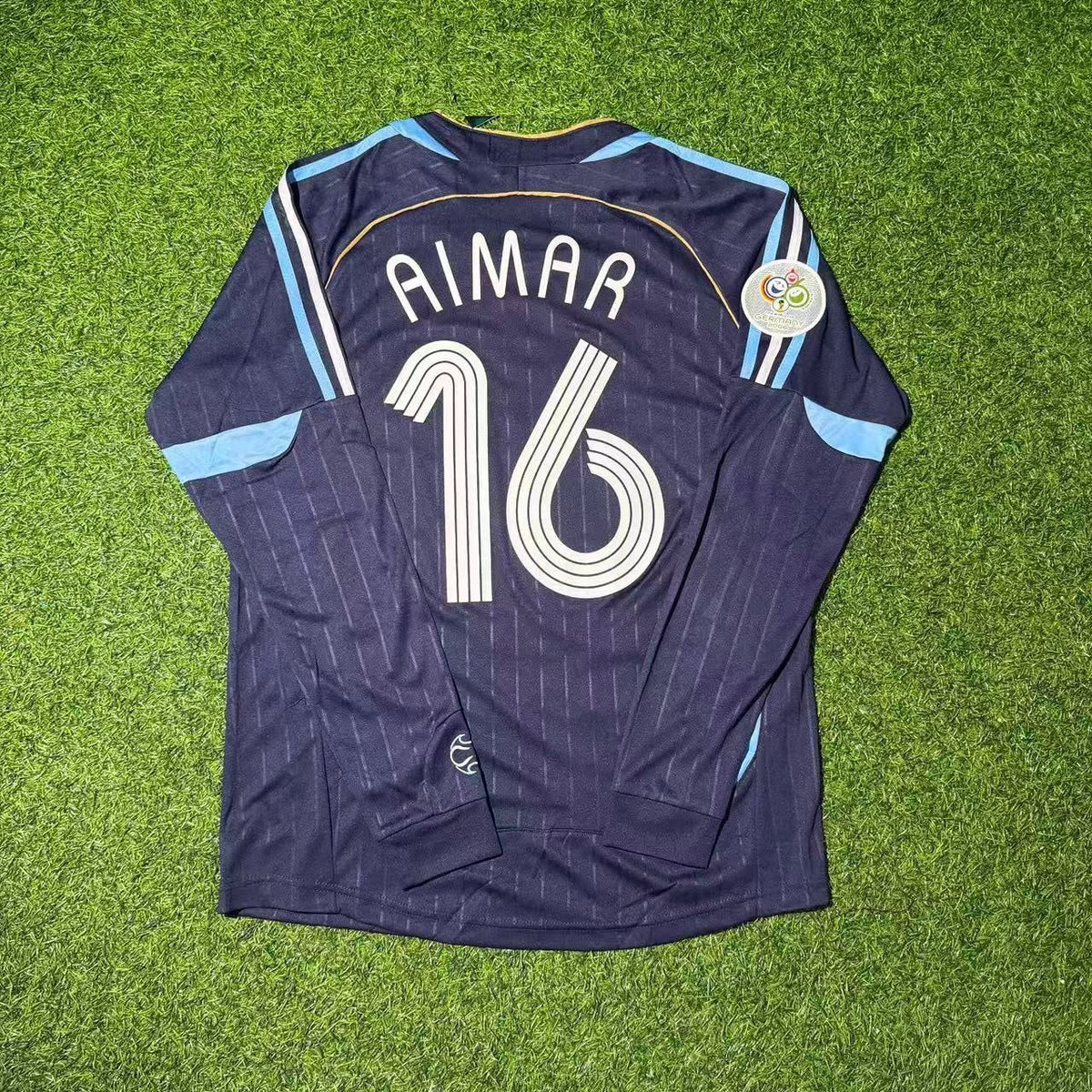 Argentina 2006 World Cup Long Sleeve Retro Football Jersey – Pablo Aimar