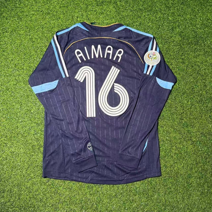 Argentina 2006 World Cup Long Sleeve Retro Football Jersey – Pablo Aimar