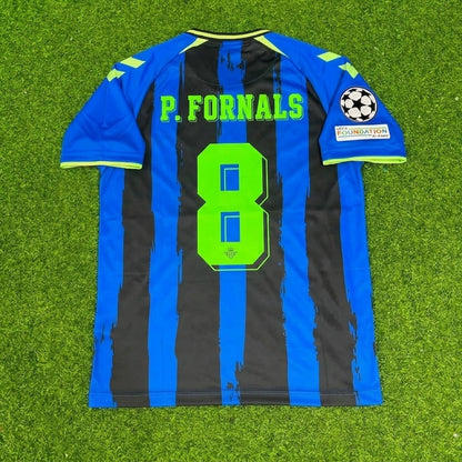 Pablo Fornals #8 Real Betis 2027 Troisième Maillot de Foot Patch Ligue des Champions Nouvelle Saison