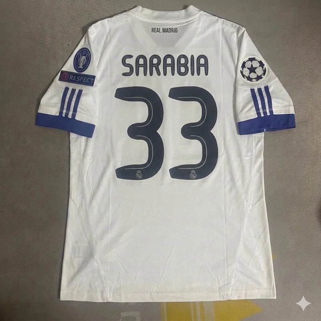 Pablo Sarabia 33- Real Madrid 2010 2011 Retro Jersey Trikot
