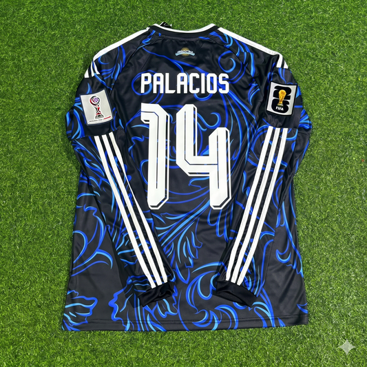 Exequiel Palacios Argentinien WM 2026 Langarm-Fußballtrikot