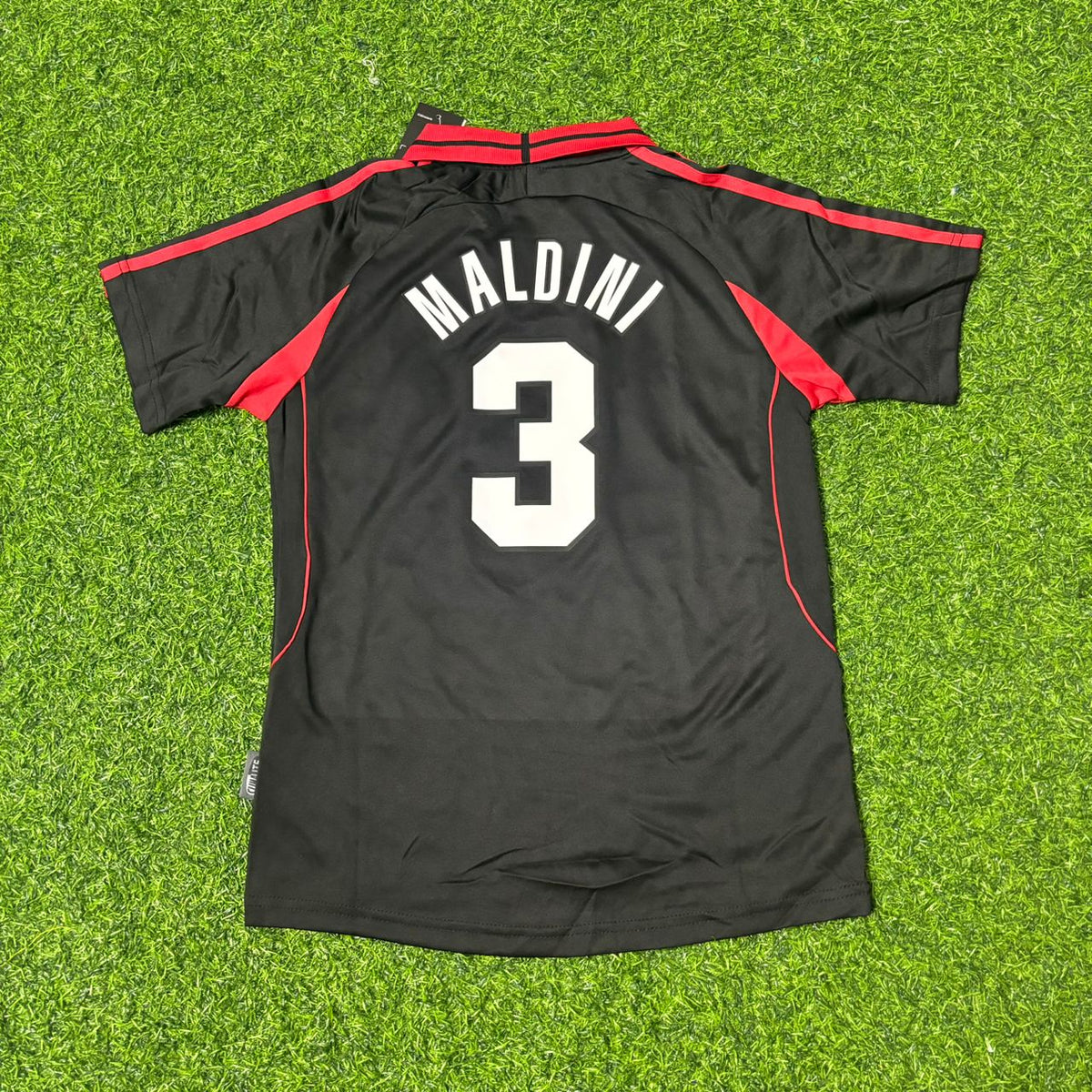 Paolo Maldini #3 AC Milan 2000-2001 Away Retro Football Jersey