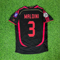 Paolo Maldini 3 – AC Milan 2006–2007 Retro Kit Jersey – | Trikot | Maillot | Maglia
