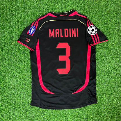 Paolo Maldini 3 – AC Milan 2006–2007 Retro Kit Jersey – | Trikot | Maillot | Maglia