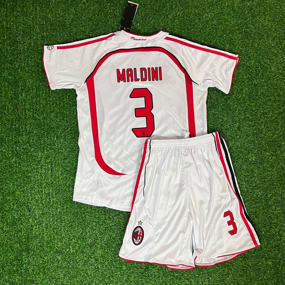 Paolo Maldini – AC Milan 2007 Champions League Final Jersey – | Kindertrikot | Maillot Enfant Soccer Shirt