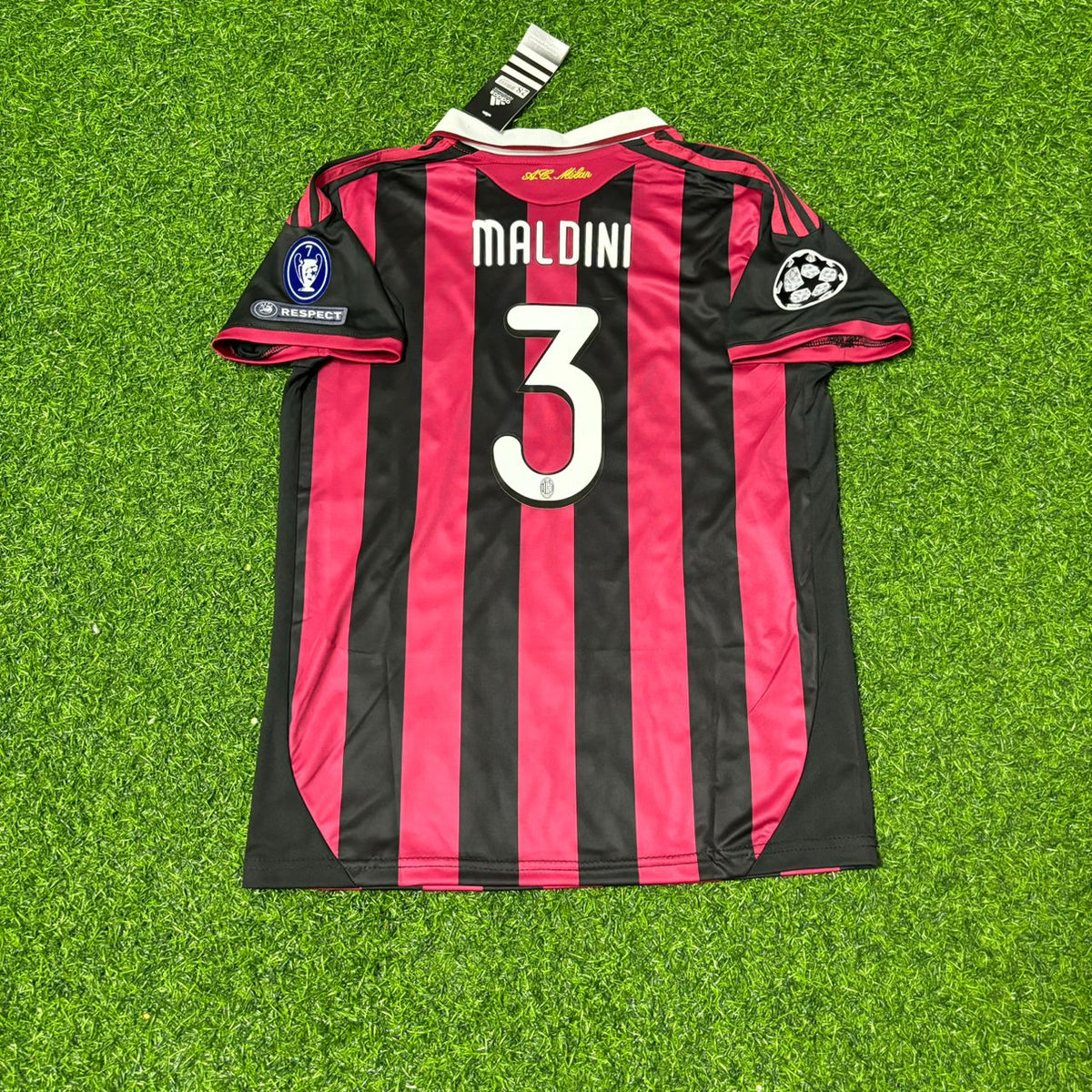 Paolo Maldini AC Milan 2008-2009 Final Season Kids Home Retro Football Jersey